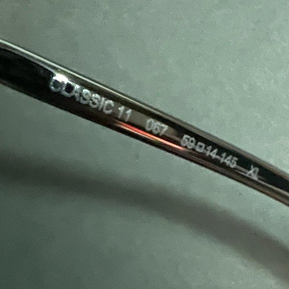 SAINT LAURENT CLASSIC 11 067 Men's Sunglasses 59-14-145 XL - Picture 3 of 7